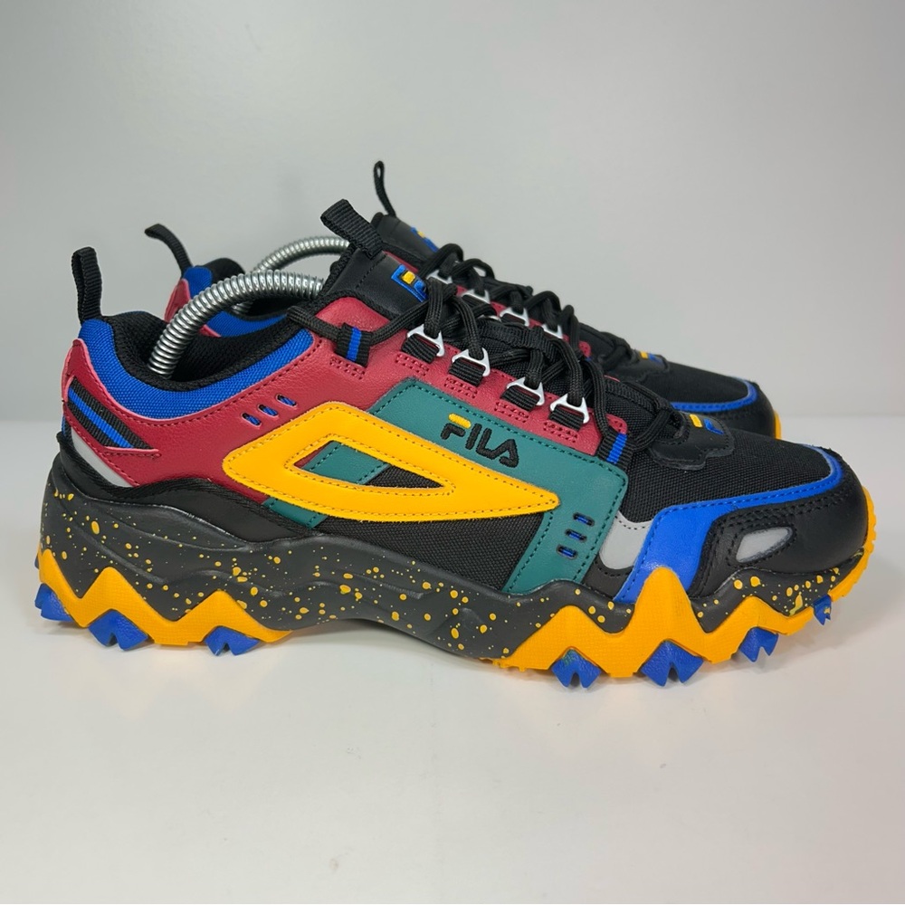 FILA Oakmont TR Y2K 90s 'Black Red Imperial Blue' Trainers Sneaker Shoes Men’s 9